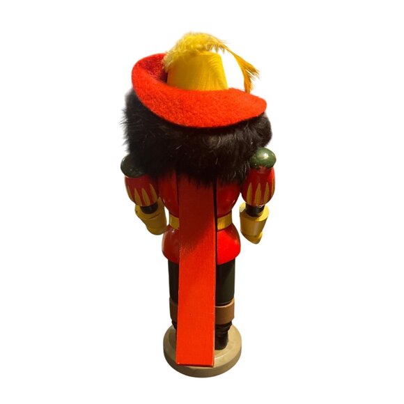 Vtg GDR German Erzgebirge Nutcracker Wooden Musketeer 9" - Picture 4 of 7